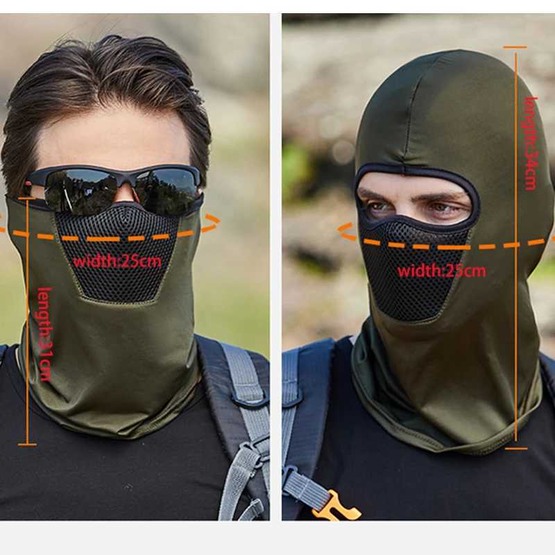 Summer Cycling Ear Protection Outdoor Sports Climbing Camping Windproof Balaclava Motorcycle Face Mask Neck Brace Scarf M260320