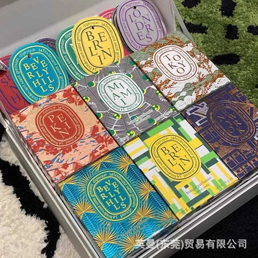 City limited aromatherapy candle 190g Beijing Shanghai New York Tokyo gift fragrance gift box H260319