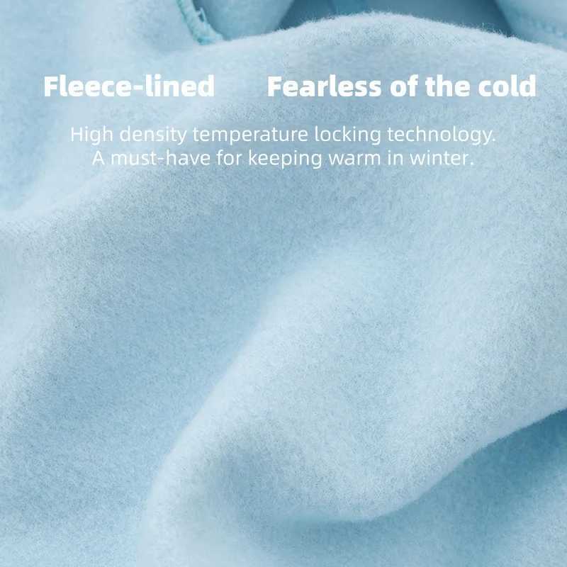 Winter Warm Hood with Fleece-Lined Neck Warmer Thermal Cycling Mask Ski Face Protection Cycling Mask for Men and Women M260320