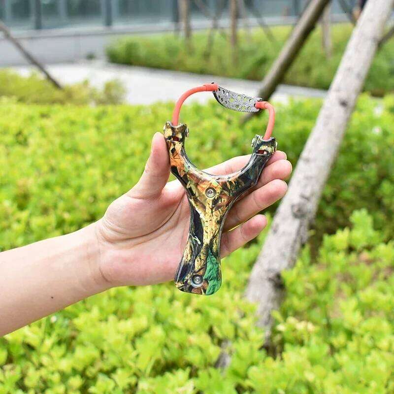Upgraded Zinc Alloy Material New Lightweight Strong Professional Hunting High Precision Catapult Slingshot 26L0320