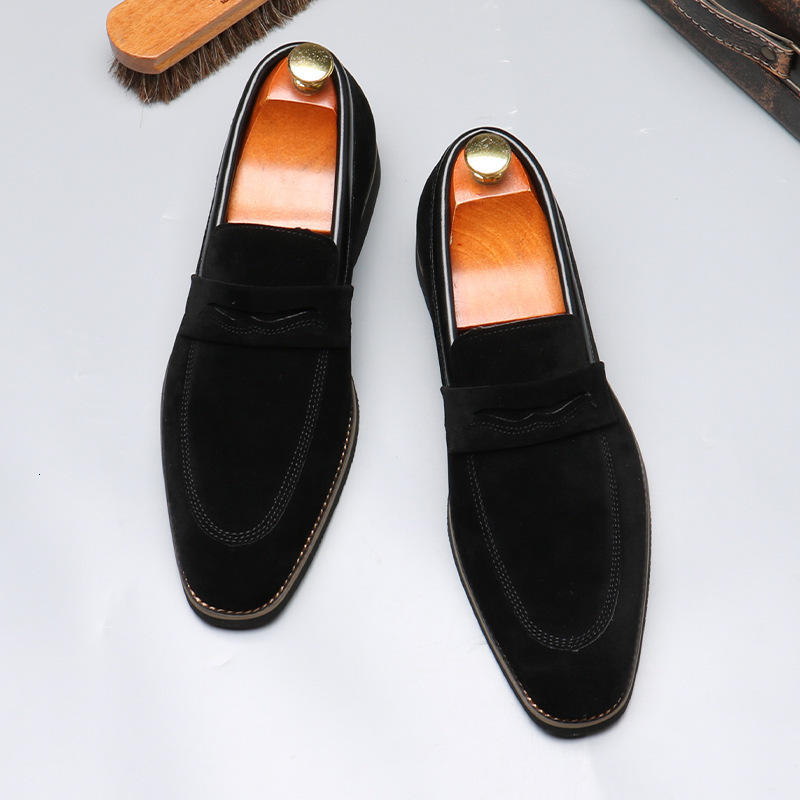 Designer Men's Shoes Loafers British Style Men S Trendy Casual Slip On Lazy Shoes Large Size