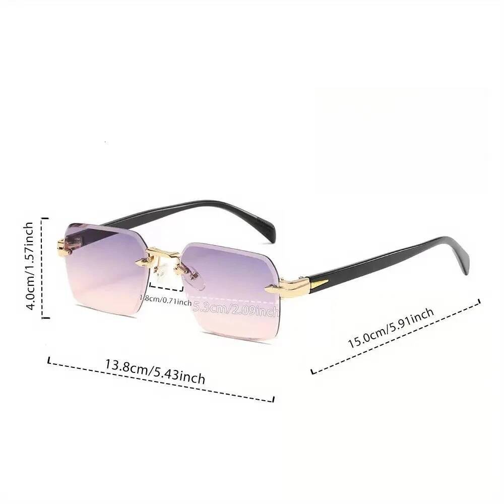 Free Shipping 2026 New Fashionable Personalized Borderless Women's Sunglasses Outdoor Ultra Light Neutral Metal Hinge Sunscreen Glasses
