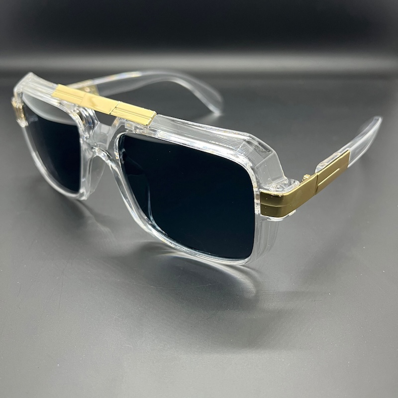 MOD121 Brand Design Oversized Square Sunglasses Men UV Protection Beach Holiday Party Trendy Shades Big Steampunk One Piece Cool Retro IVSTA Fashion A