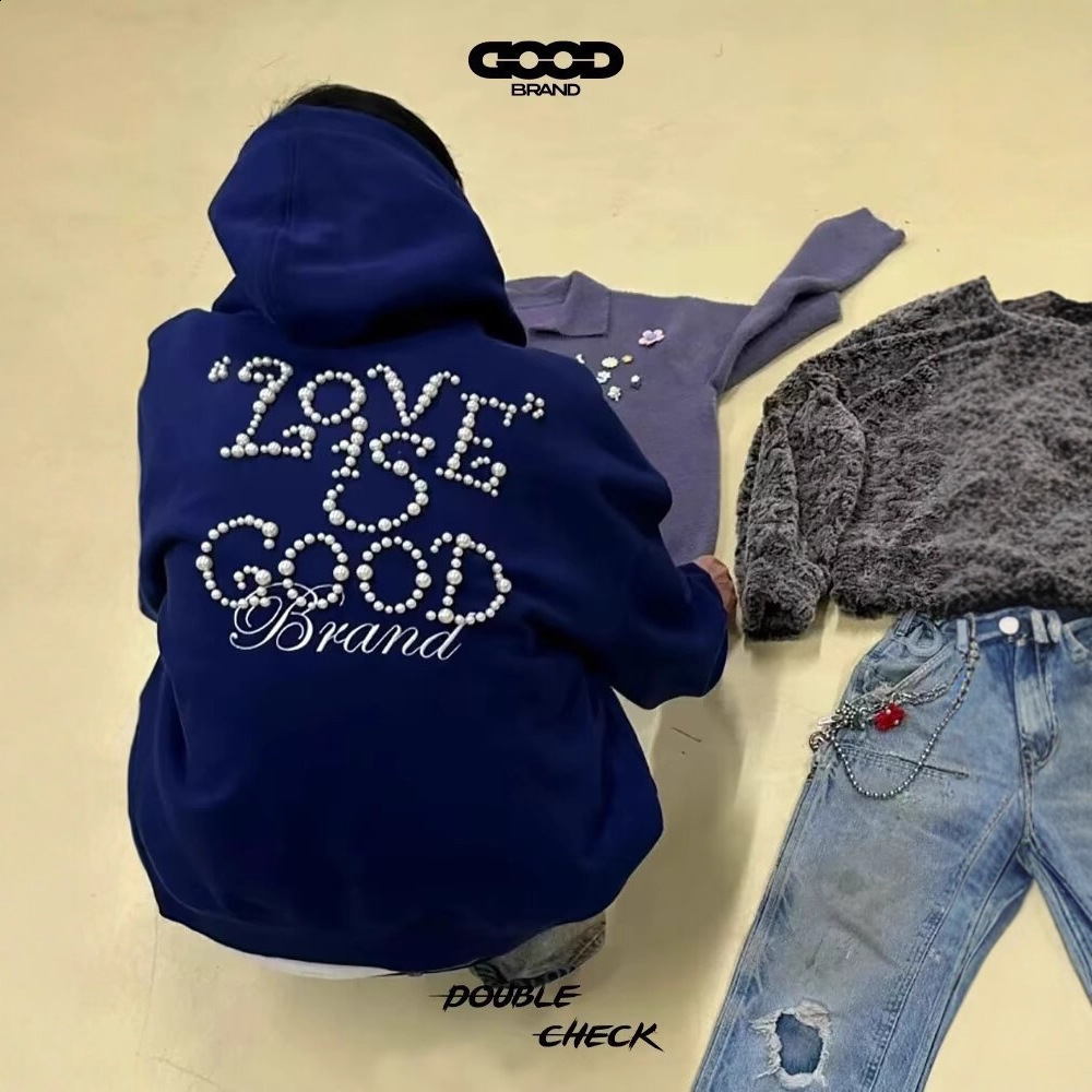 Harajuku Oversized Diamond skull Print Streetwear Hoodie Vintage Streetwear Tops Sweatshirt Goth Hoodies Women Y2k Clothes 240822