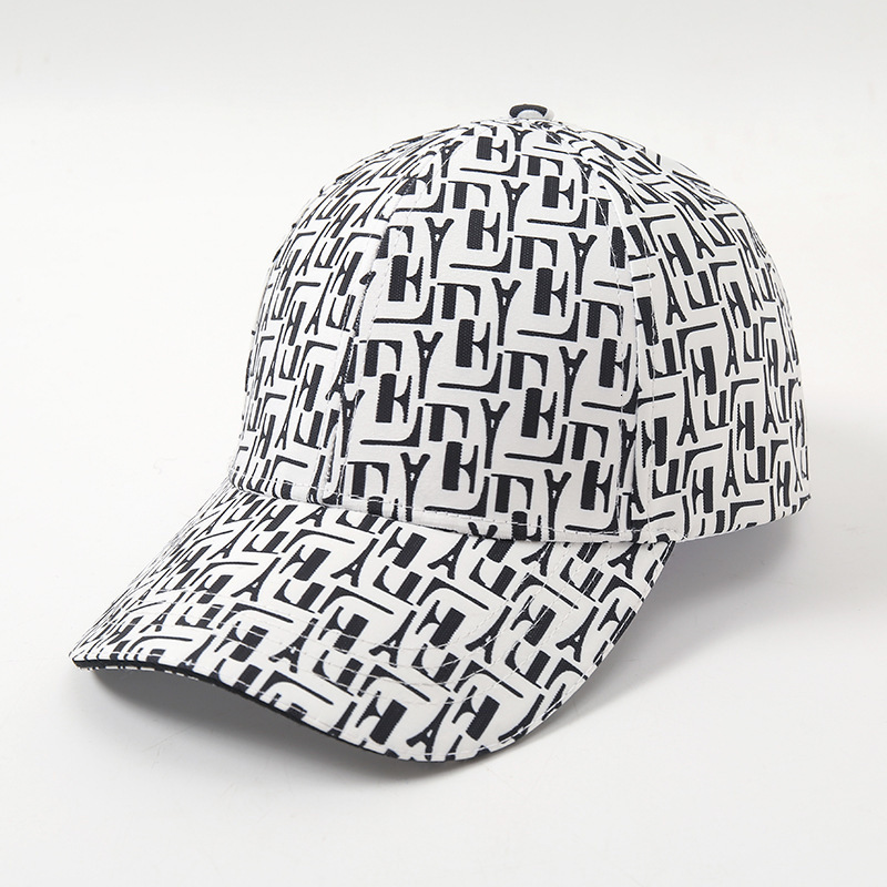 Printed Geometric Pattern Baseball Cap Fashionable And Practical Sun Hat Designer Wide-brimmed Hat With A Large Brim Outdoor Sports Sun Hat Casual Bea