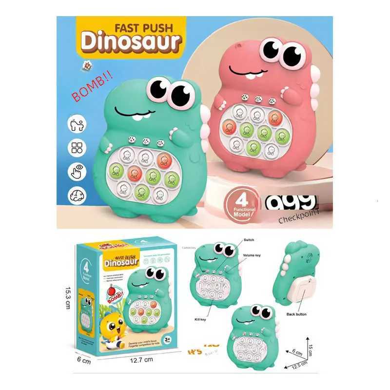 Upgraded Electronic Pop Light Fidget Toy for Children and Adults Quick Push Game Stress Relief Sensory Toy Gift Y260319