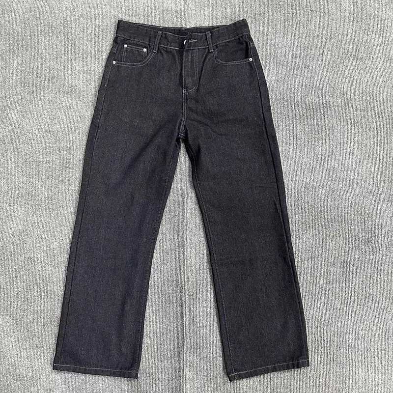 Korean Version New Denim Jeans Retro MenS Casual Pants High Street Wide Leg Pants Loose Straight Leg Pants D260320