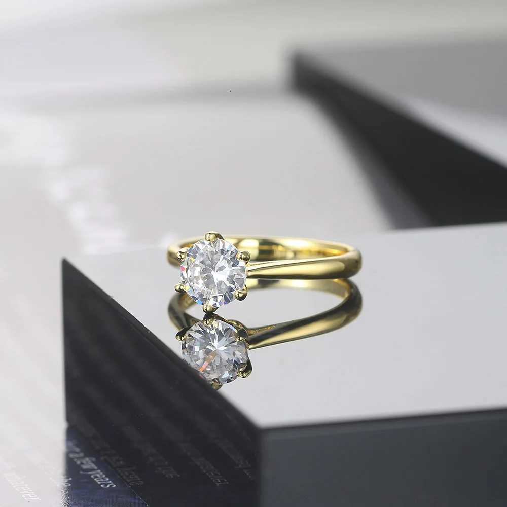 ZHOUYANG Rings For Women Forever Classic Simple Style Six Claws Cubic Zirconia 3 Color Wedding Gift Fashion Jewelry KCR033 H260320 - view 4