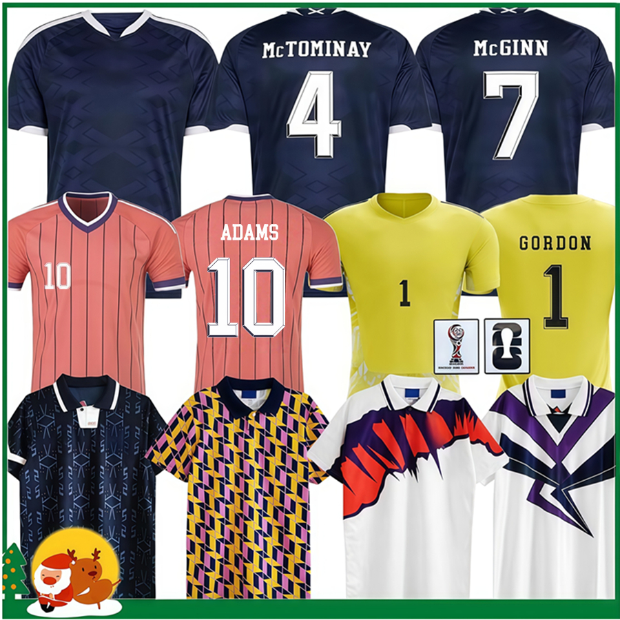 2026 Scotland Soccer Jerseys 26 27 World Cup ROBERTSON McTominay McGREGOR SHANKLAND McGINN Football Shirt Home Away maillot de Foot Men kids kits wome
