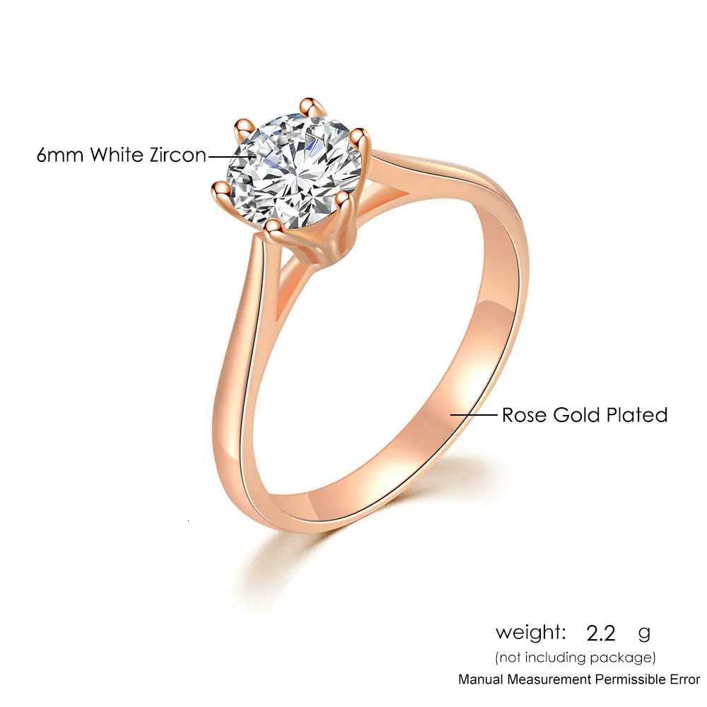 ZHOUYANG Rings For Women Forever Classic Simple Style Six Claws Cubic Zirconia 3 Color Wedding Gift Fashion Jewelry KCR033 H260320 - view 7