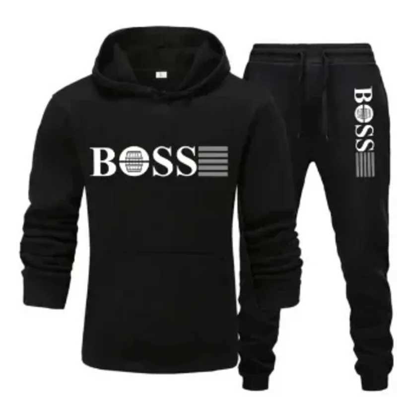 2025 Autumn/Winter fitness sets mens and womens casual sets paired with fashionable hooded sweatshirts and sweatpants M260320