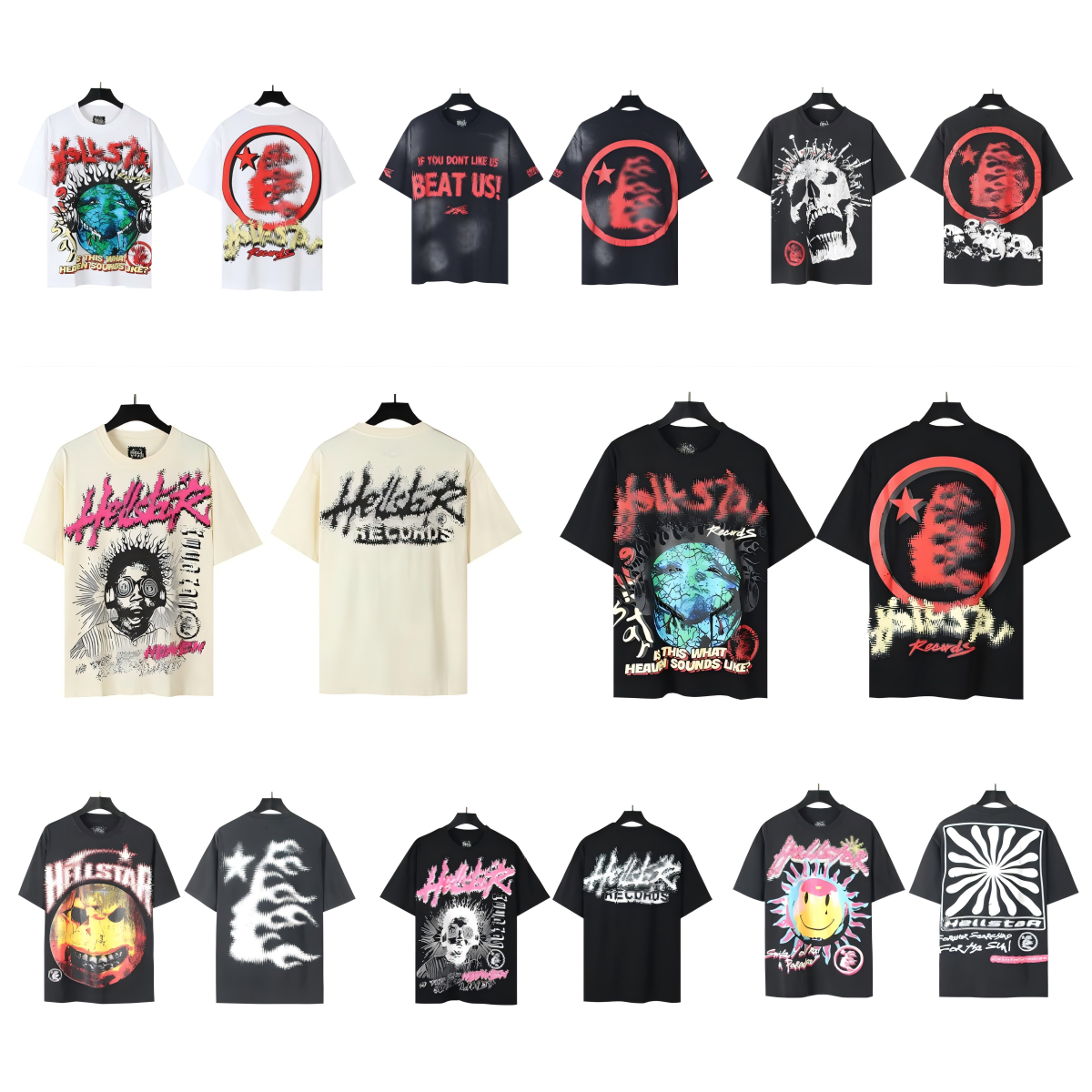 Designer Men tshirt Helles Starly shirt Casual Cotton T-shirt Quality Mens Womens Gothic Style Punk Printed Streetwear Hip Hop Short Sleeve