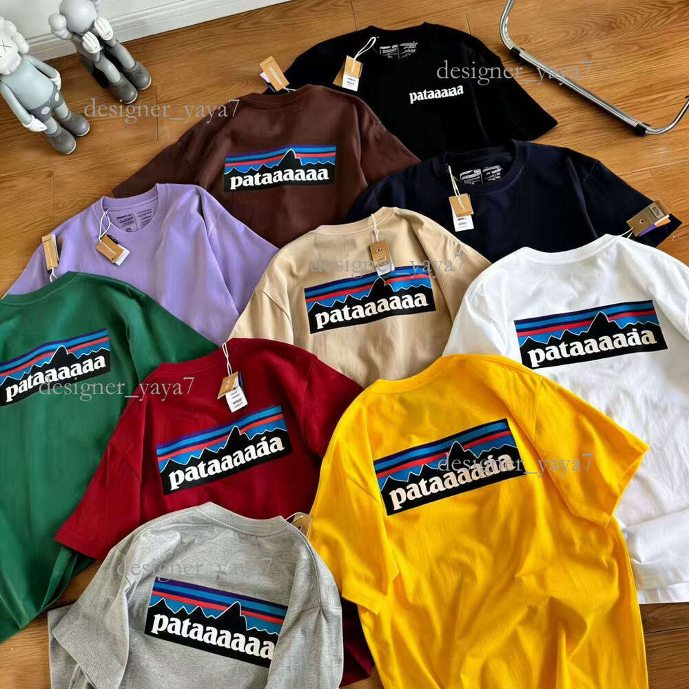 1:1 Cotton Shirt Designer T Shirt Mens Pataaaaaa T Shirt Graphic Tee Casual Summer Men Women Clothing for Brand Short Sleeve Tees Designer Shirts Letter Tshirts