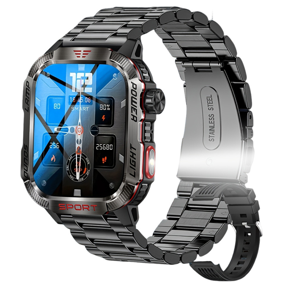 Smart Watch men Wearable Device Outdoor Sports Altitude & Barometric Measurement Compass Dual Light Bluetooth Call Multi-Function Smartwatch - view 6