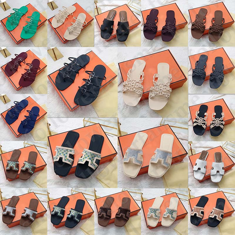 Free Shipping Designer oran Mykonos Island sandals slides clogs heels slippers sliders clog shoes for mens womens sandal women Flip Flops