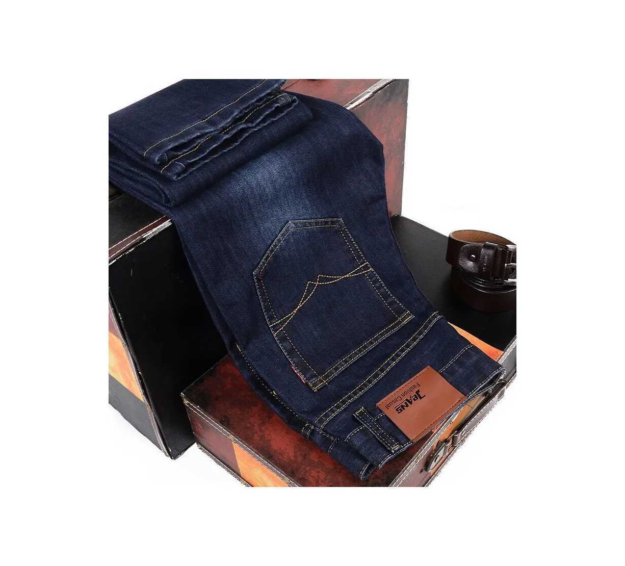 New Men Classic Jeans Jean Homme Pantalones Hombre Men Mannen Soft Black Biker Masculino Denim Overalls Mens Pants Size D260320