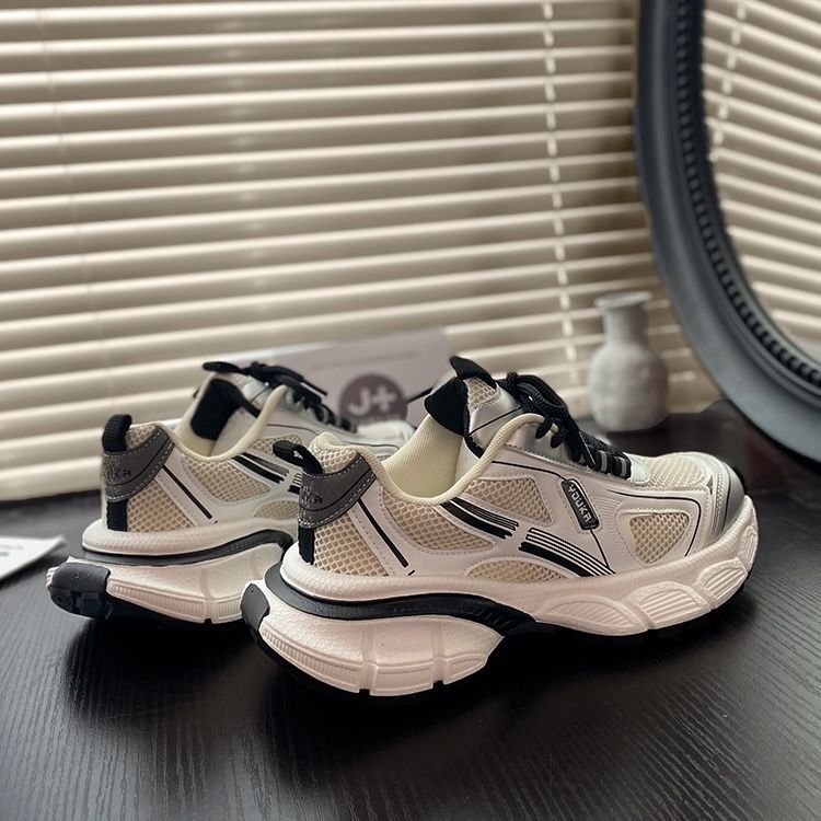 designer trainers running shoes sneakers for men women thick-sole fashion black pink mesh leather street style outdoor sports non-slip women shoes