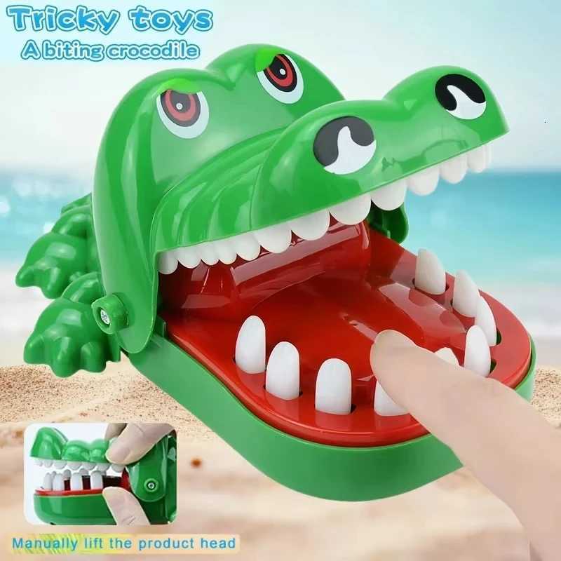 Crocodile Teeth Toys For Kids Alligator Biting Finger Dentist Games Funny For Party And Children Game Of Luck Pranks Kids Toys Y260319