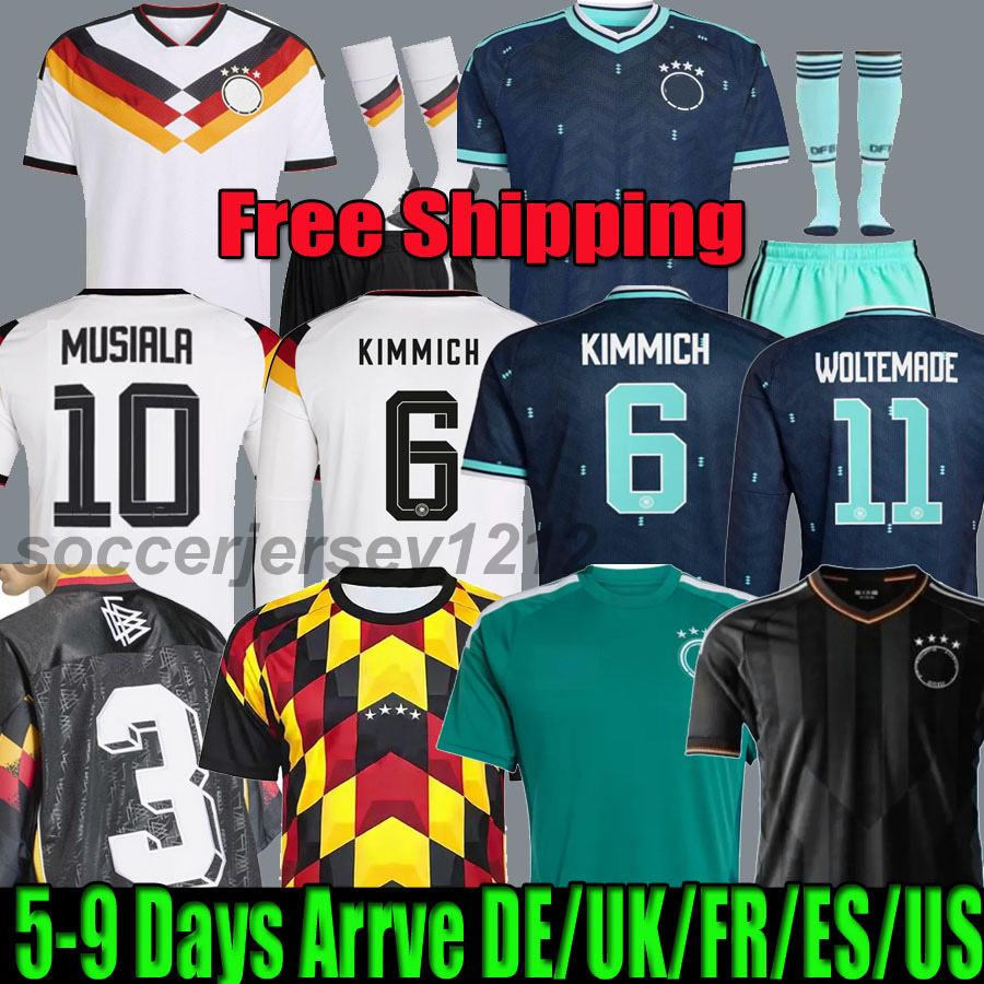 2026 Germany Adeyemi Woltemade woman Soccer Jerseys 2025 Player fans GNABRY WERNER MUSIALA MULLER HAVERTZ WIRTZ PAVLOVIC 25 26 Men Football Shirts Kids 1994 retro