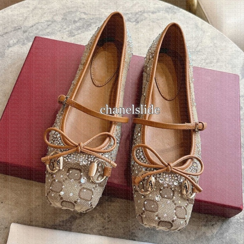 Ballerina Parigi Designer Scarpe Da Ballo Professionali Ballerine In Raso Bowkn…