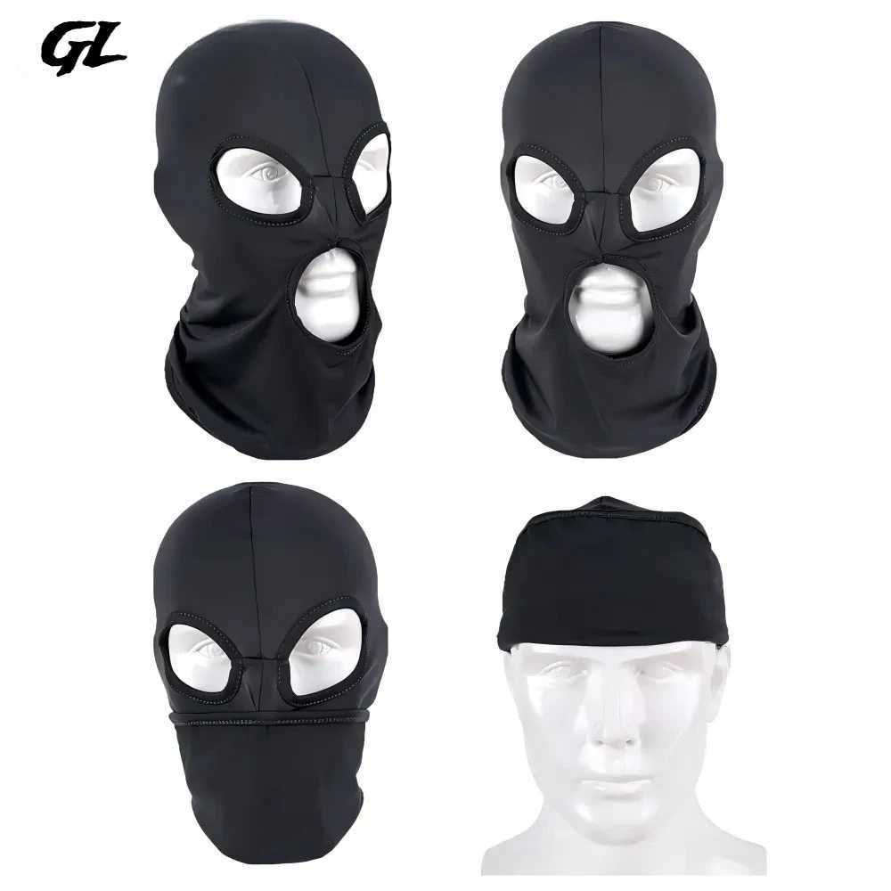 Balaclava 3 Hole Full Face Mask Ski Mask for Men Women Breathable Motorcycle Cycling Riding Sports Balaclava UV Protection Mask M260320