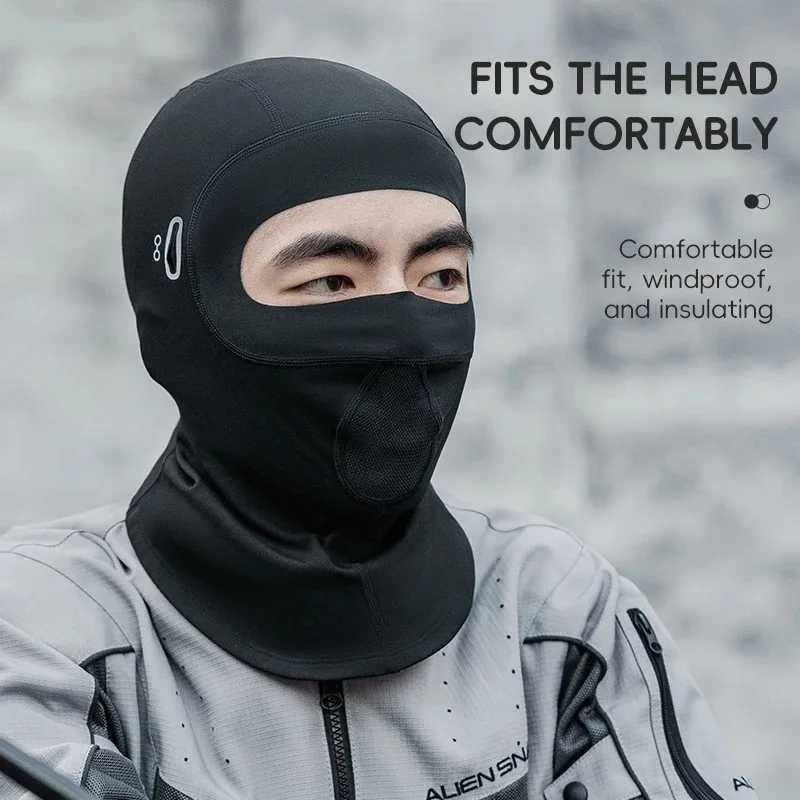 ROCKBROS Scarf Warmer Fleece Balaclava Non-Slip Outdoor Sport Cycling Mask Windproof s Ear Neck Protection Thermal Sport Mask M260320