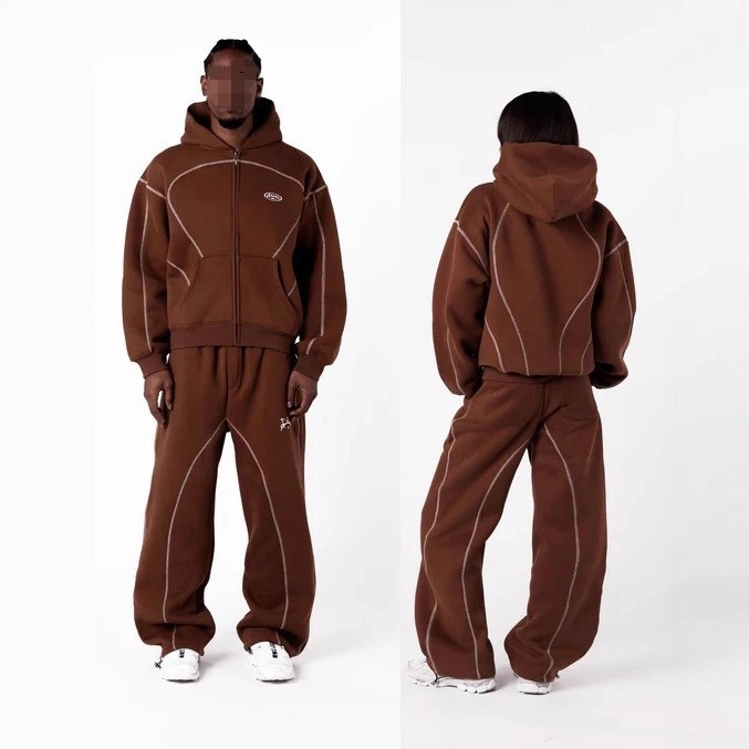 Men's Tracksuit Casual hoodie Letter Streetwear Harajuku Vintage Yellow Jacket Hip Hop Casual hoody Sports graphic hoodies Long Sleeve Sweatshirt