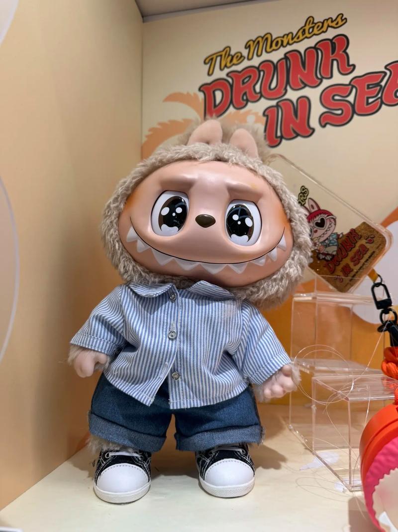 40cm LABUBU the MONSTERS FLIP WITH ME Vinyl Plush Doll Cutie Lovely Collectible Blind Box QIAOWANTONG