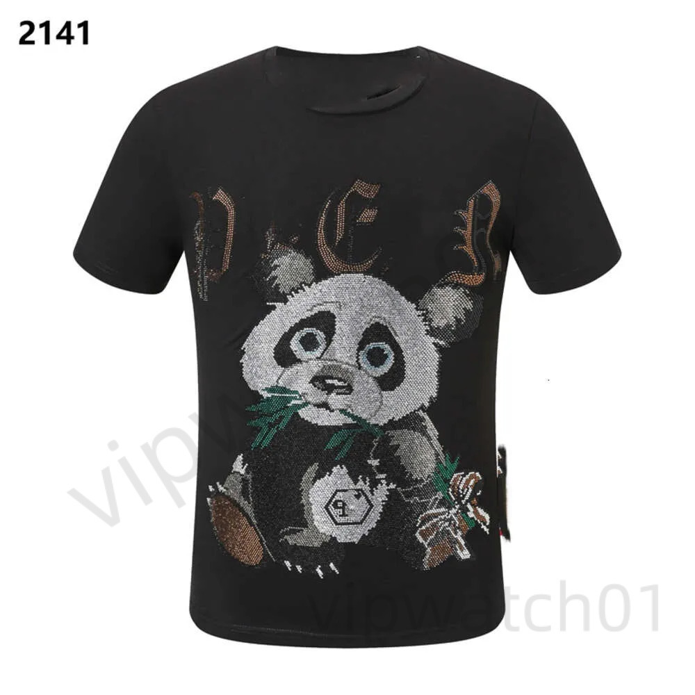 Phillips Plein T Shirt Skulls Philp Plein T Shirts Mens Fashion Streetwear Plien O Neck Short Sleeve Slim Modal Cotton Casual Pilipp Plain T-Shirts