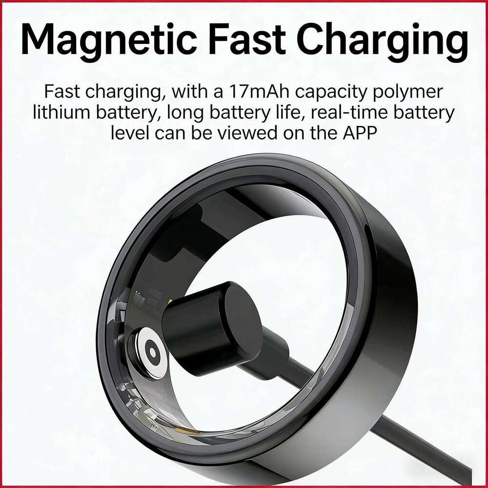 COLMI R02 Smart Ring Health Monitoring IP68 3ATM Waterproof Multi-sport Mode Military Grade Steel Shell For Men Women 240504