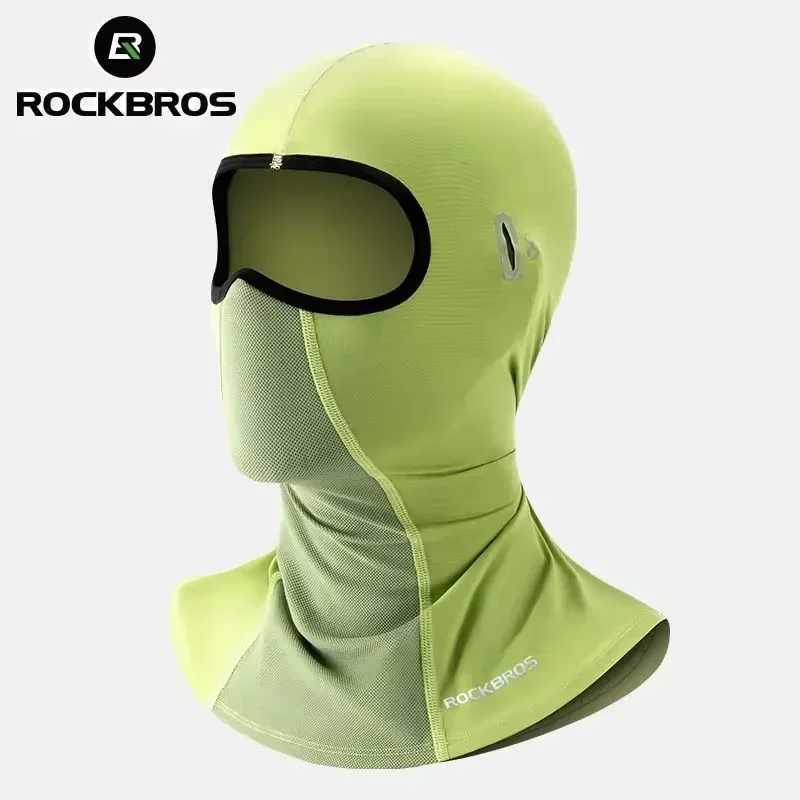 ROCKBROS UV Protection Face Cover Summer Cool Balaclava Ice Silk Anti-UV Cycling Full Face Riding gear Masks Breathable M260320
