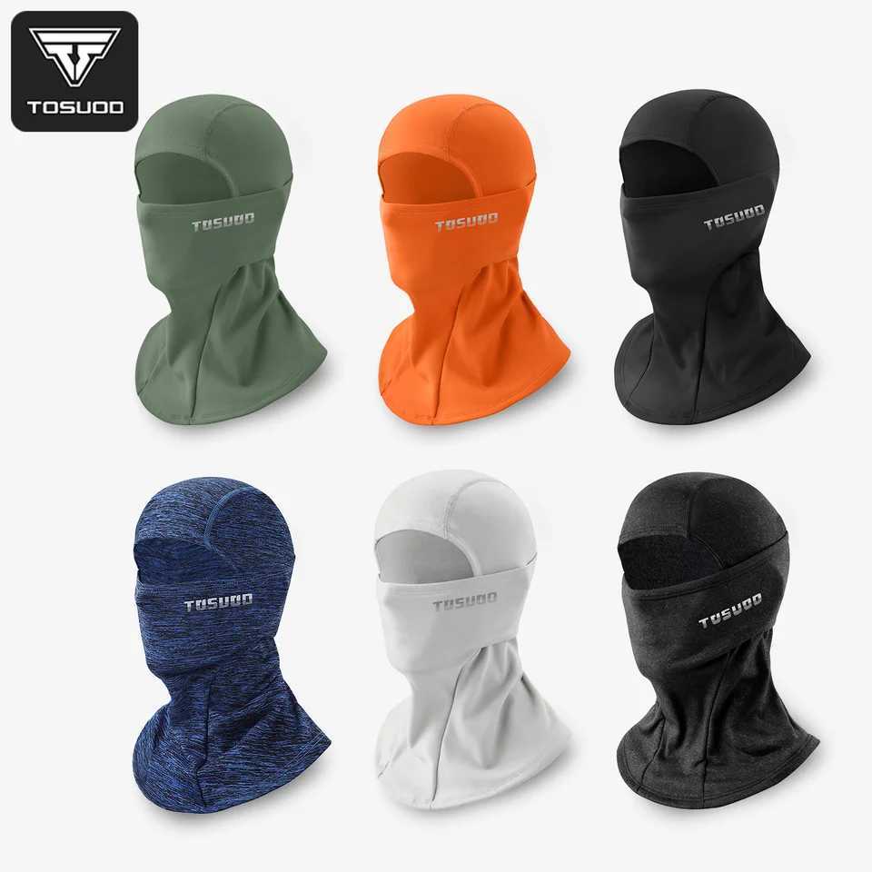 TOSUOD Autumn and winter cycling ski gear motorcycle with velvet full face windproof face mask warm scarf for men and women M260320