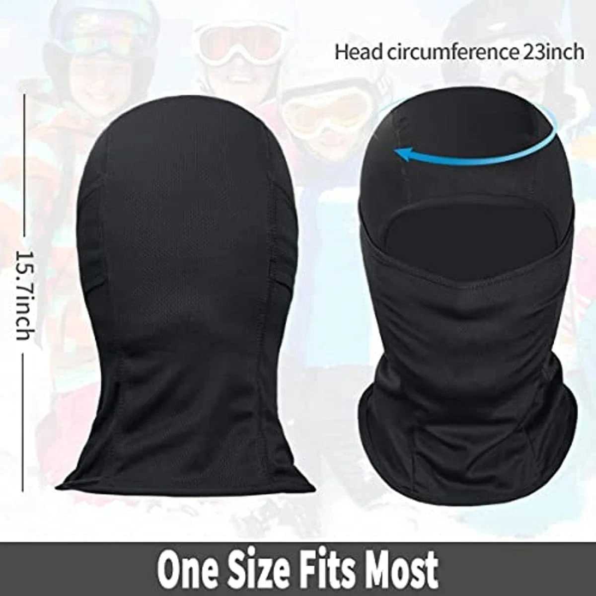 Balaclava Face Mask Full Coverage Ski Motorcycle Hood for Men/Women Cold Weather Tactical Protection M260320