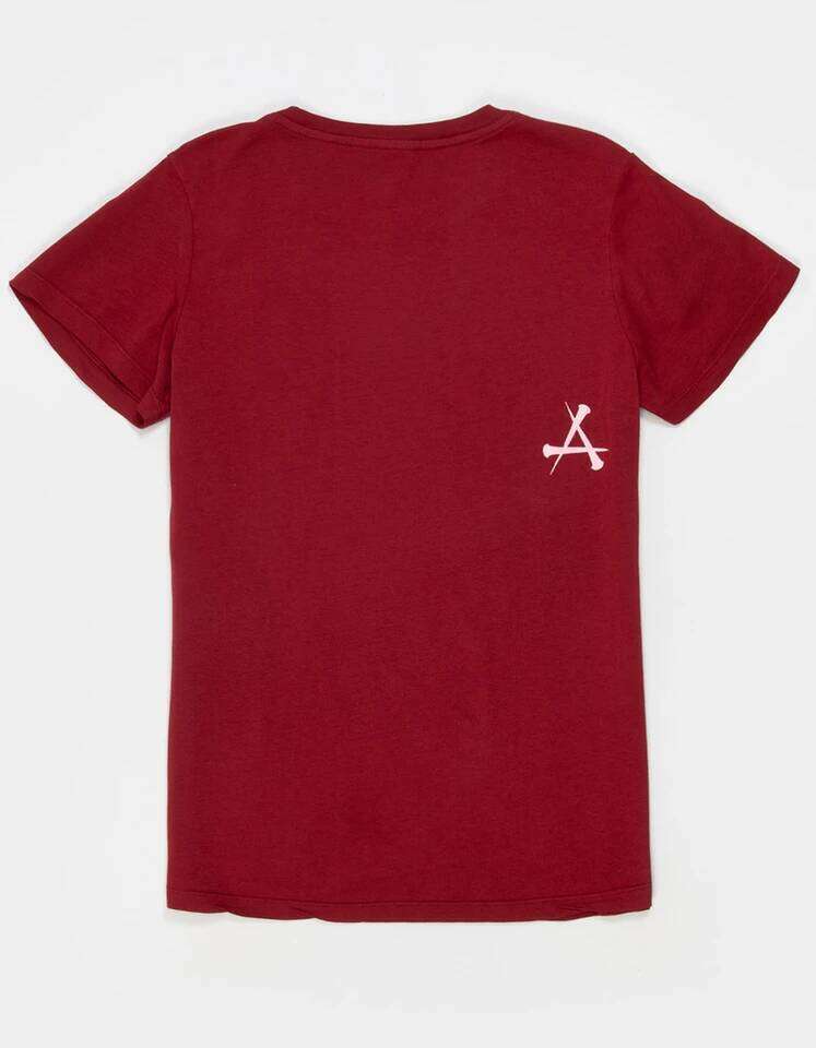 2000S Affliction Retro Shirt Women Red Cotton Round Neck Washed Shirt Hip Hop Couple American Wear Goth T Shirts