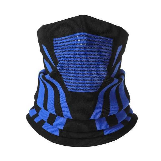 New Face Bandana Mask Cover Neck Warmer Bicycle Cycling Scarf Hiking Breathable Mask Winter Outdoor Windproof Thickened Mask Bib M260320