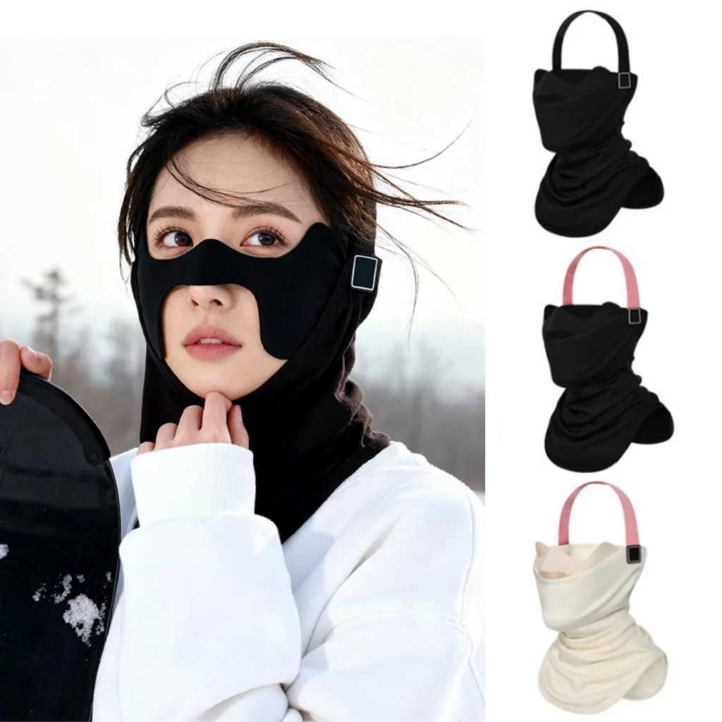 3D Cut Skiing Thermal Face Mask Windproof Warm Fleece Lined Breathable Anti UV Full Face Cover for Ski Cycling Outdoor Sports M260320
