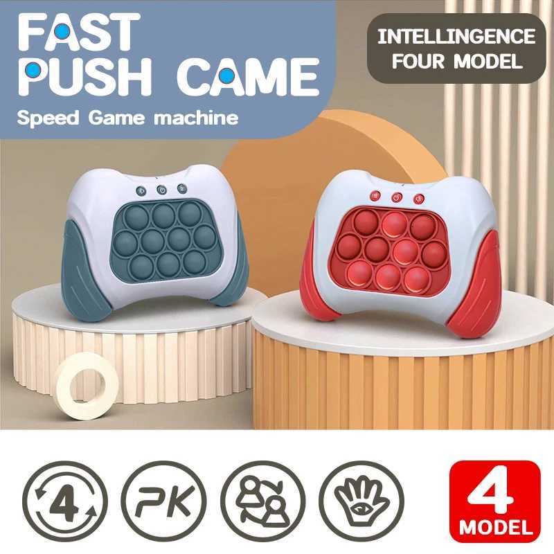 Electronic Pop Quick Push Bubble Game Machine Childrens Cartoon Fun Stress Relief Toy Boys and Girls Halloween Gifts Y260319