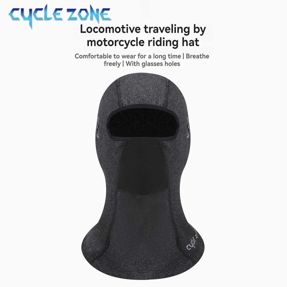 Winter Warm Cycling Mask Breathable Thermal Biking Mask Windproof Motorcycle Helmet Balaclava Neck Cover Men Women Ski Masks M260320