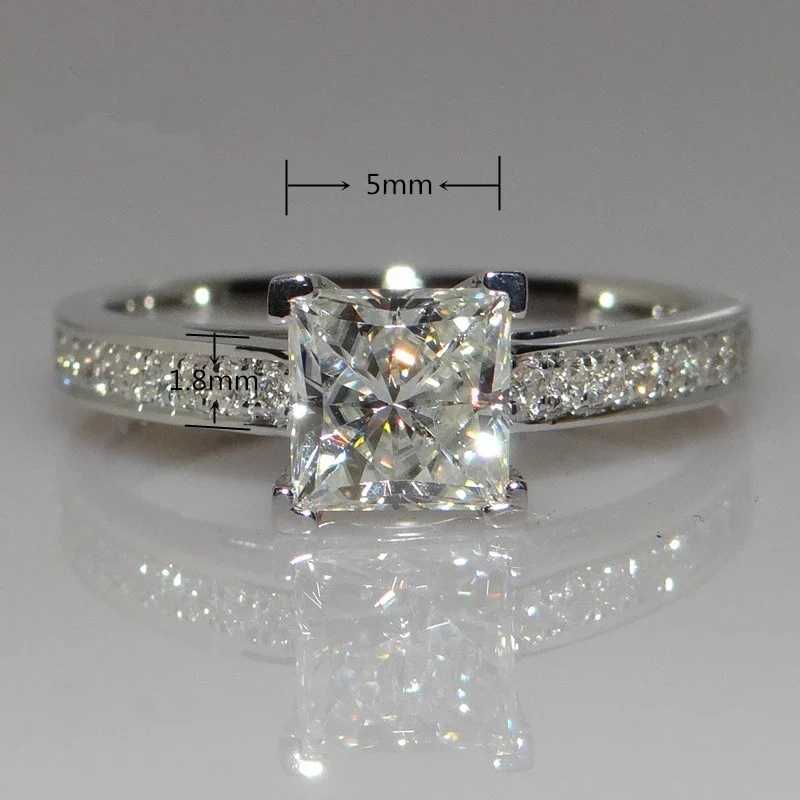 CC Rings For Women Square Cubic Zirconia Stone Ring Bridal Wedding Engagement Accessories Jewelry Drop Shipping CC631 H260320 - view 7