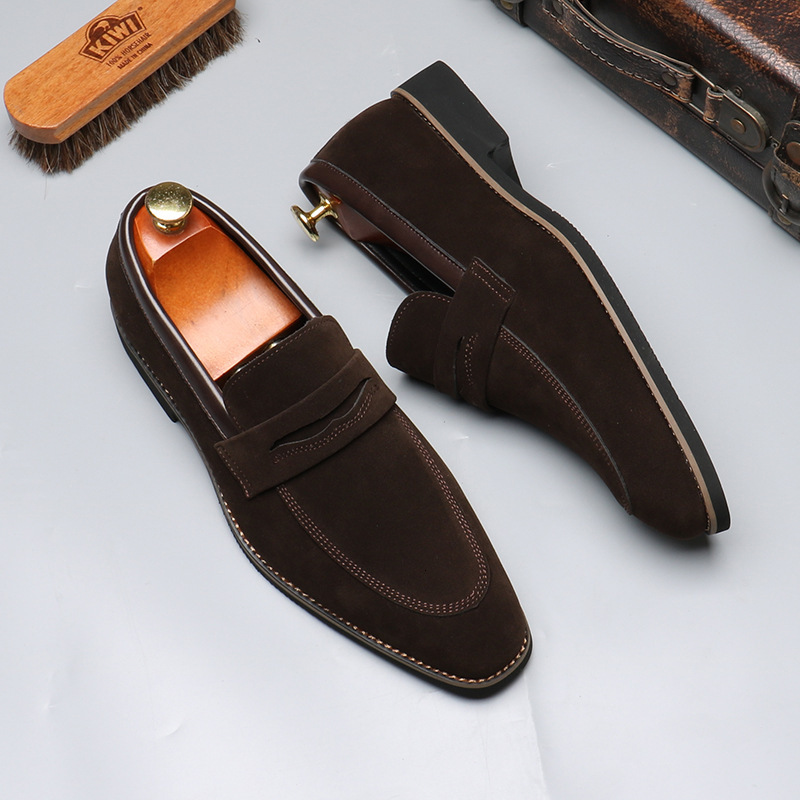 Designer Men's Shoes Loafers British Style Men S Trendy Casual Slip On Lazy Shoes Large Size
