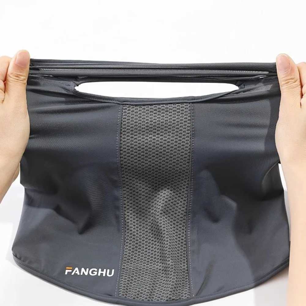 Anti-UV Cycling Full Face Mask Breathable Ice Silk Face Cover Outdoor Sports Mask Neck Protection Eyeglass Hole Bike Face Mask M260320