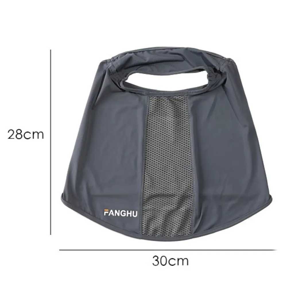 Anti-UV Cycling Full Face Mask Breathable Ice Silk Face Cover Outdoor Sports Mask Neck Protection Eyeglass Hole Bike Face Mask M260320