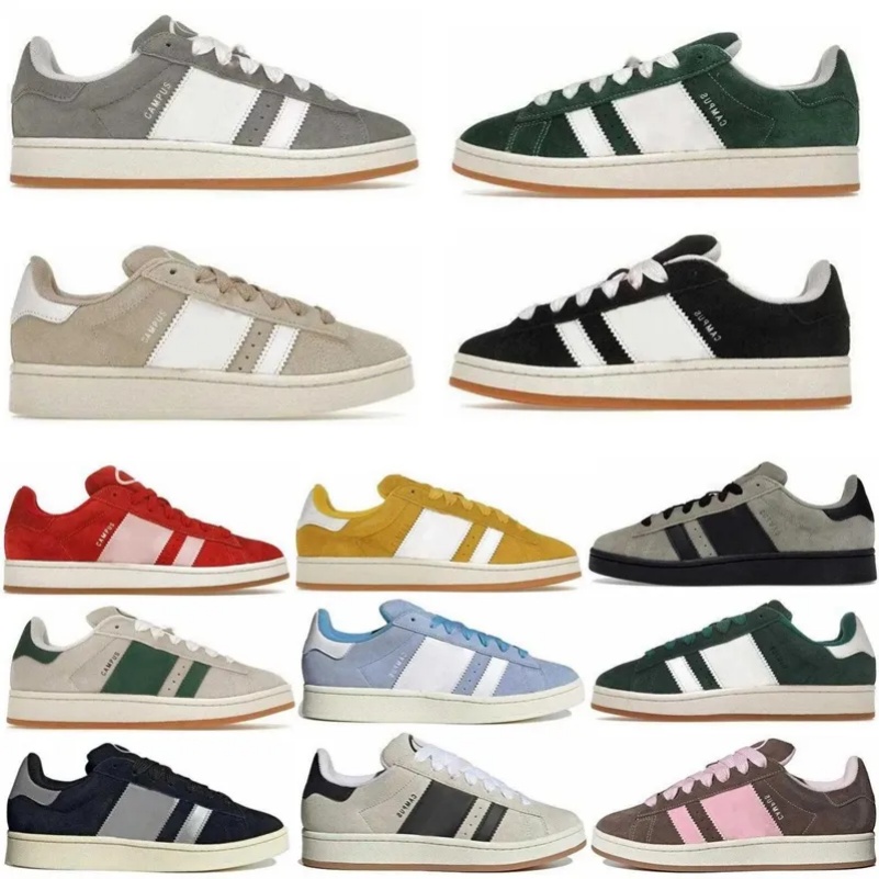 campuses shoes Designer Women Man Campuss 00s shoes Sneakers 00 Core Black Grey White Crystal Dark Green Cloud Gum True Pink Better Scarlet Women Men Casual shoe
