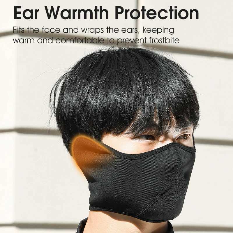 WEST BIKING Cycling Mask Cold-Proof Hiking Ice Fishing Scarf Fleece Ear Muffs Windproof Breathable Warm Mask Thermal Sport Gear M260320