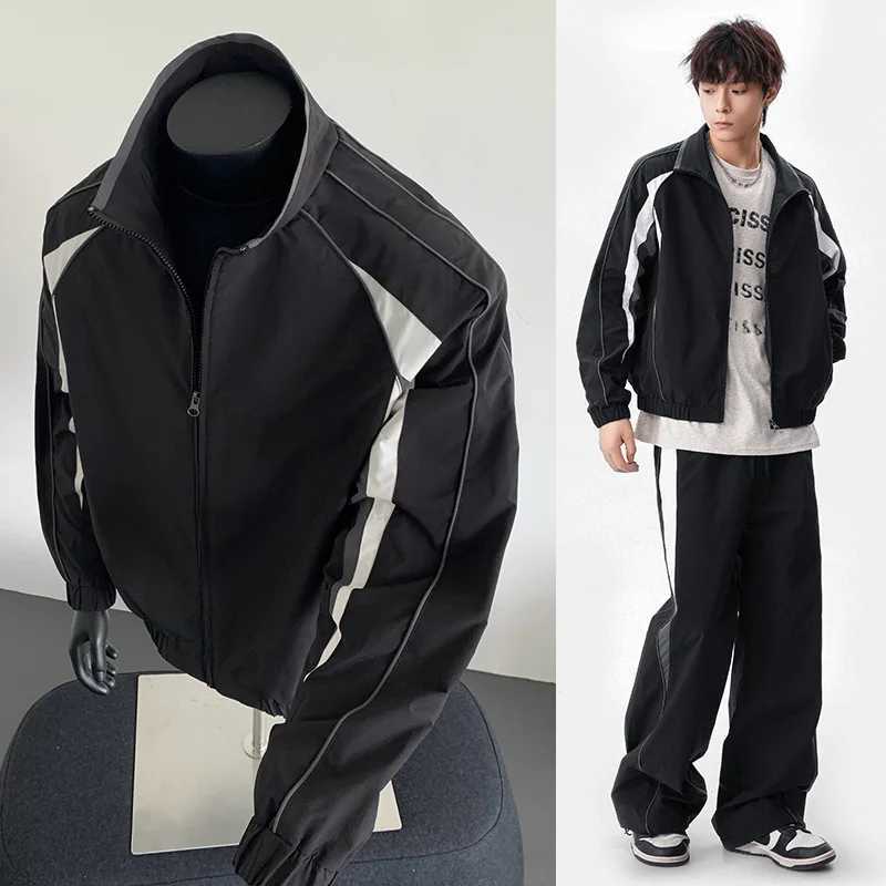 Men Clothing Sweatshirt Set Fashion Sports Sets Running SweatshirtSweatpants 2 Pieces Sets Jogging Tracksuits Casual Sportswear M260320