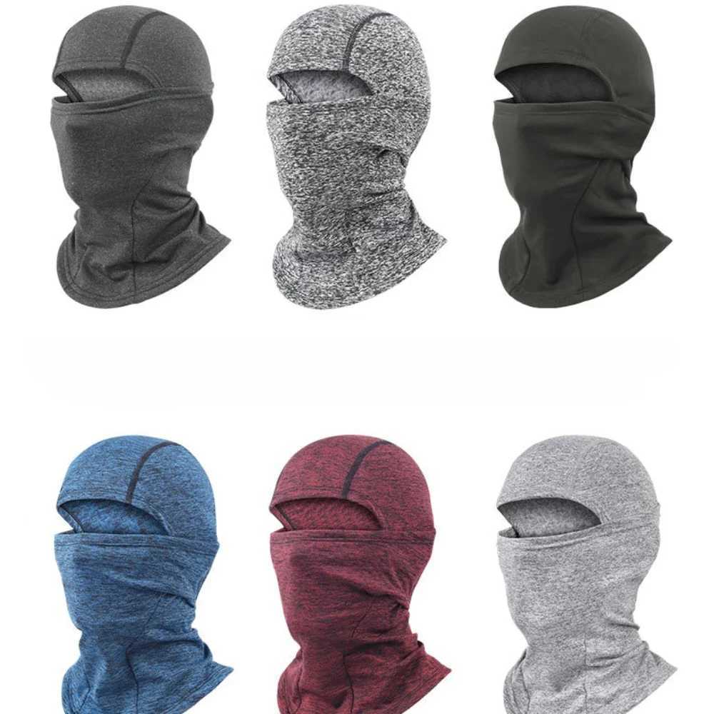 Warm Cycling Mask Motorcycle Mask Helmet Cover Balaclava With Fleece Windproof Neck Cover Cold Ski Mask Winter M260320
