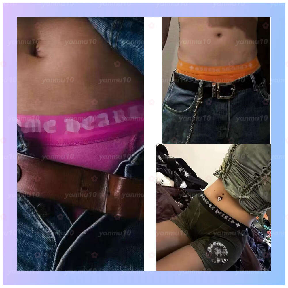 Pure Cotton High Quality Chrome Underpants Designer Underpants Men New Solid Color Men's Underwear Boxers Students Youth Trend Breathable New Fashion Brand