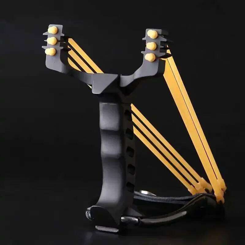 With Wrist Support Power Slingshot Traditional Metal Big Oower Outdoor Hunting Slingsshot Catapult Rubber Band 26L0320