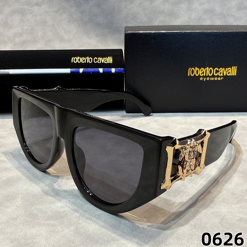 European and beautiful sunglasses Roberto Cavali sports comfortable wide-leg toad sunglasses