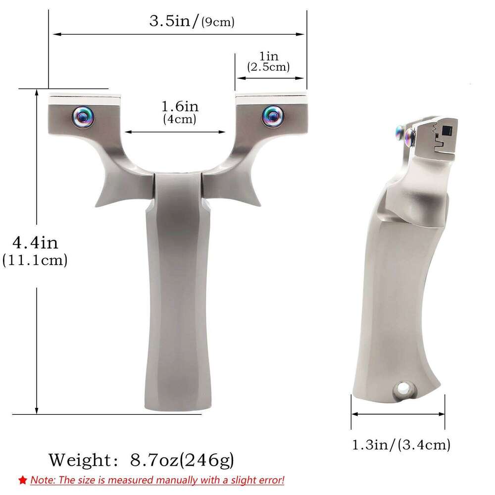 9025 Big Bow Shooting Slingshot, Non-Slip Rubber Ring Grip, Professional High Quality Hunting Slingshot 26L0320